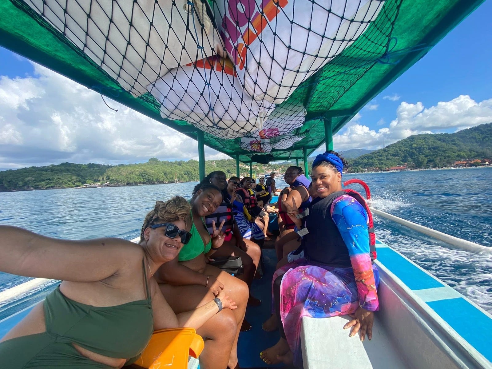 Women traveling together in Ghana
